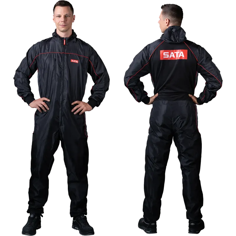 SATA suit Standard professional paint suit shown from the front and back